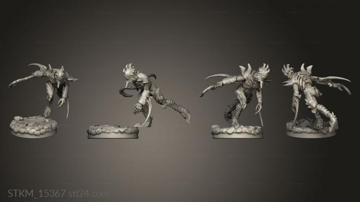 Figurines heroes, monsters and demons (The Dormant God Affliction, STKM_15367) 3D models for cnc