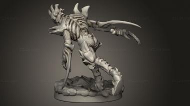 Figurines heroes, monsters and demons (The Dormant God Affliction, STKM_15367) 3D models for cnc