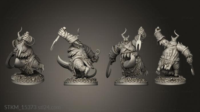 Figurines heroes, monsters and demons (The Dormant God ulgence, STKM_15373) 3D models for cnc