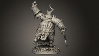 Figurines heroes, monsters and demons (The Dormant God ulgence, STKM_15373) 3D models for cnc