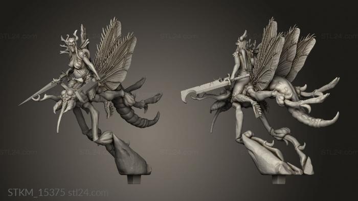 Figurines heroes, monsters and demons (Plague City Troops Infernies on Bloodsuckers, STKM_15375) 3D models for cnc