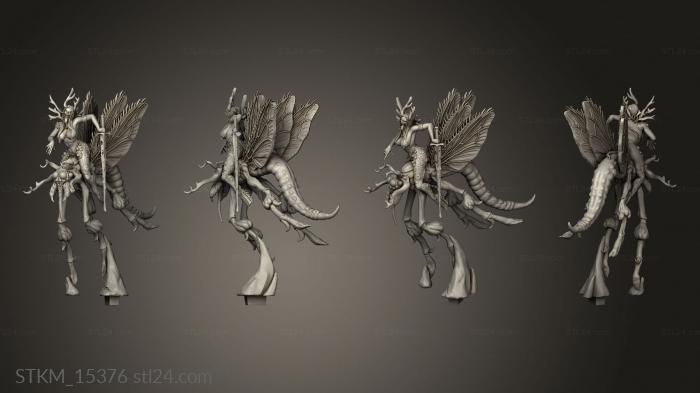 Figurines heroes, monsters and demons (Plague City Troops Infernies on Bloodsuckers, STKM_15376) 3D models for cnc