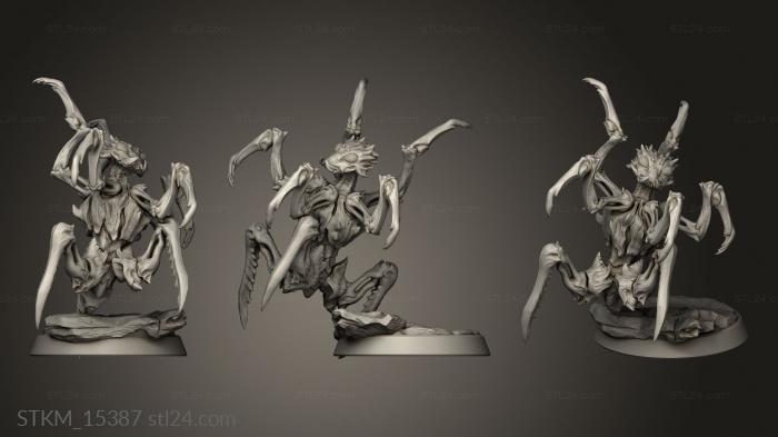 Figurines heroes, monsters and demons (Planar Cruise Dhergo Daemon Dhergodaemon, STKM_15387) 3D models for cnc