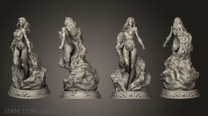 Figurines heroes, monsters and demons (Tsaber ire Statue StarFire, STKM_15395) 3D models for cnc