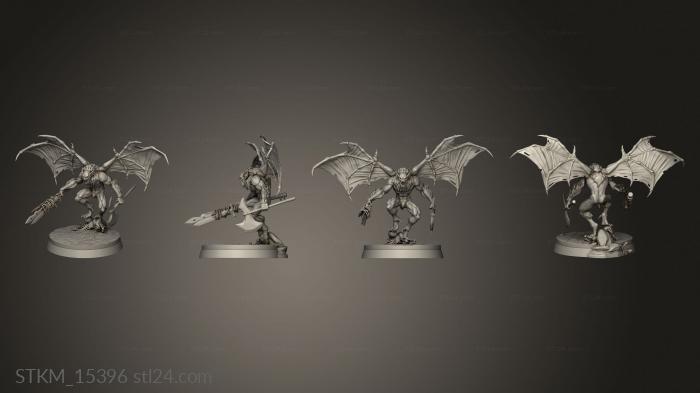 Статуэтки герои, монстры и демоны (Повелитель вампиров, STKM_15396) 3D модель для ЧПУ станка