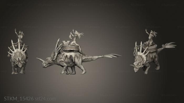 Figurines heroes, monsters and demons (Primeval clash core box Quanah Sovereignty Altar Beast, STKM_15426) 3D models for cnc