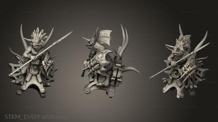 Figurines heroes, monsters and demons (ramphodon RIDERS, STKM_15429) 3D models for cnc