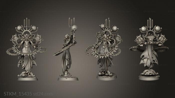 Figurines heroes, monsters and demons (Professor Chronopheus, STKM_15435) 3D models for cnc