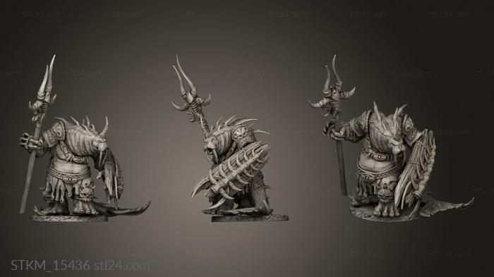 Figurines heroes, monsters and demons (frostburn Horrors Tooth and Tusk Odoban, STKM_15436) 3D models for cnc