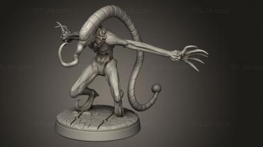 Figurines heroes, monsters and demons (The Dormant God Insanity, STKM_15437) 3D models for cnc