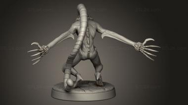 Figurines heroes, monsters and demons (The Dormant God Insanity, STKM_15437) 3D models for cnc