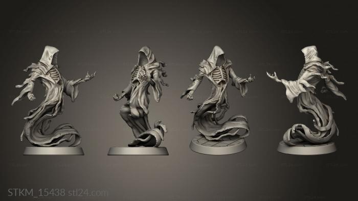 Figurines heroes, monsters and demons (Vampires in Panshaw Enemies Shadow, STKM_15438) 3D models for cnc