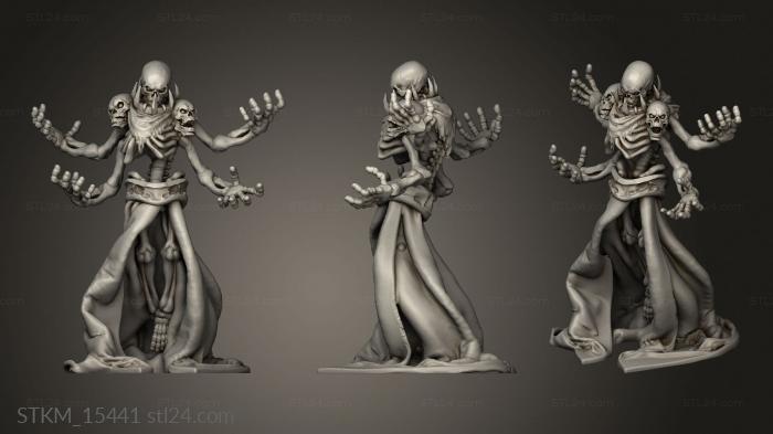 Figurines heroes, monsters and demons (Skeletons Amini Skeleton, STKM_15441) 3D models for cnc