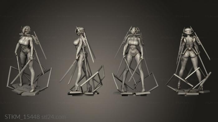 Figurines heroes, monsters and demons (Project Code Void, STKM_15448) 3D models for cnc