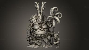 Figurines heroes, monsters and demons (Kairn Den Mother, STKM_15451) 3D models for cnc