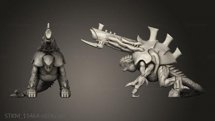 Figurines heroes, monsters and demons (Pyrovore, STKM_15464) 3D models for cnc