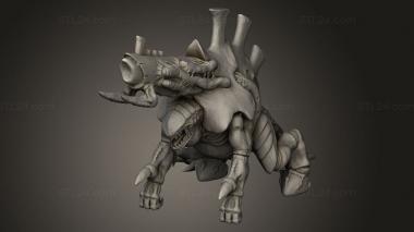 Figurines heroes, monsters and demons (Pyrovore, STKM_15464) 3D models for cnc