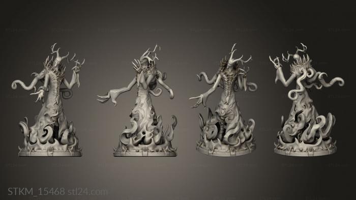 Figurines heroes, monsters and demons (The Dormant God Fear Varanoth, STKM_15468) 3D models for cnc