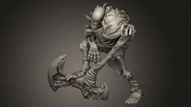 Figurines heroes, monsters and demons (Skeletons Amini Skeleton, STKM_15471) 3D models for cnc