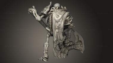 Figurines heroes, monsters and demons (Skeletons Amini Skeleton, STKM_15471) 3D models for cnc