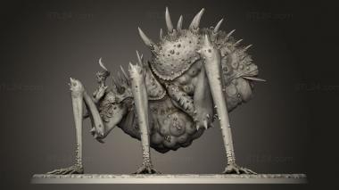 Figurines heroes, monsters and demons (Queen the Damned Arachnid, STKM_15476) 3D models for cnc