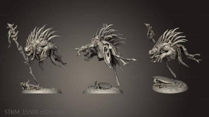 Figurines heroes, monsters and demons (The Sekhaton Tribe Shaman, STKM_15508) 3D models for cnc