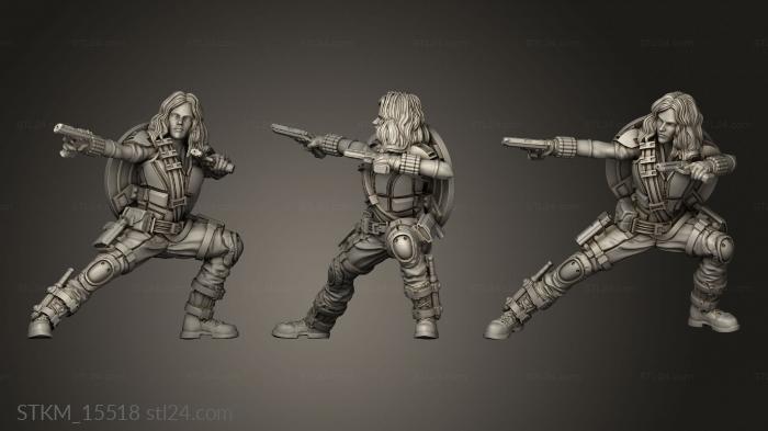 Figurines heroes, monsters and demons (BLACK Widow What If SCARLET MULTIVERSE, STKM_15518) 3D models for cnc