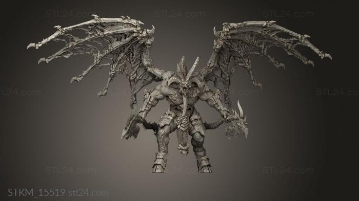 Figurines heroes, monsters and demons (skar bran the flaked one Eman, STKM_15519) 3D models for cnc