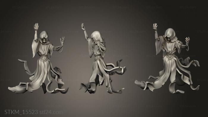 Figurines heroes, monsters and demons (Wraiths, STKM_15523) 3D models for cnc