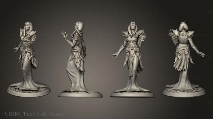 Figurines heroes, monsters and demons (The Infinity and Void Ancient Priestess PRE, STKM_15563) 3D models for cnc