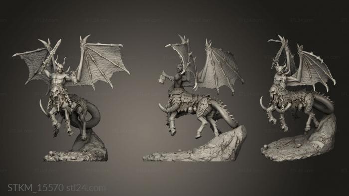 Figurines heroes, monsters and demons (Tome Demons Decataurs, STKM_15570) 3D models for cnc