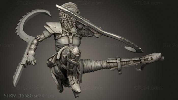Figurines heroes, monsters and demons (The Penitent Crusade Deliverers assassins Deliverer melee, STKM_15580) 3D models for cnc