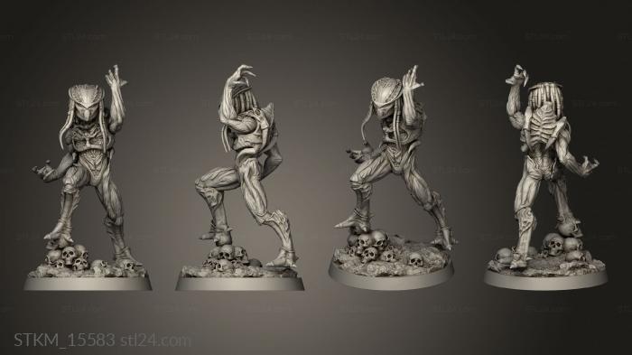 Figurines heroes, monsters and demons (swamp specter, STKM_15583) 3D models for cnc