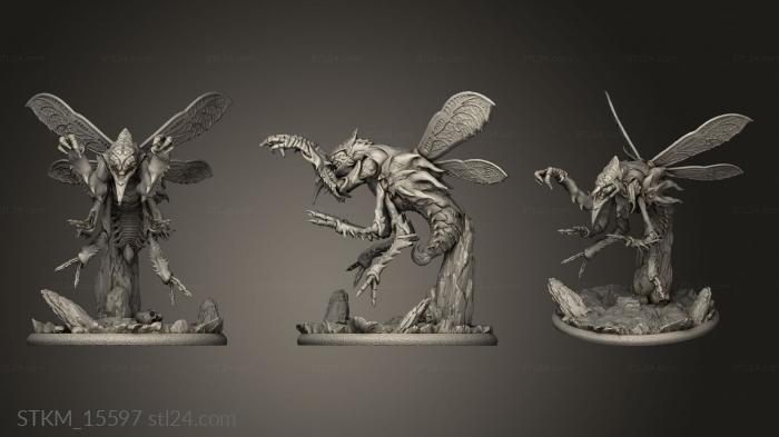 Figurines heroes, monsters and demons (Tome Demons Muzulk Fly, STKM_15597) 3D models for cnc