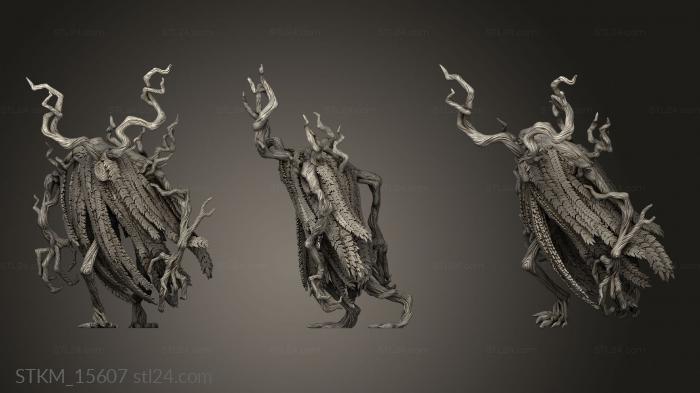 Figurines heroes, monsters and demons (Red Leaf Elves Tree Horror Tree Horror, STKM_15607) 3D models for cnc