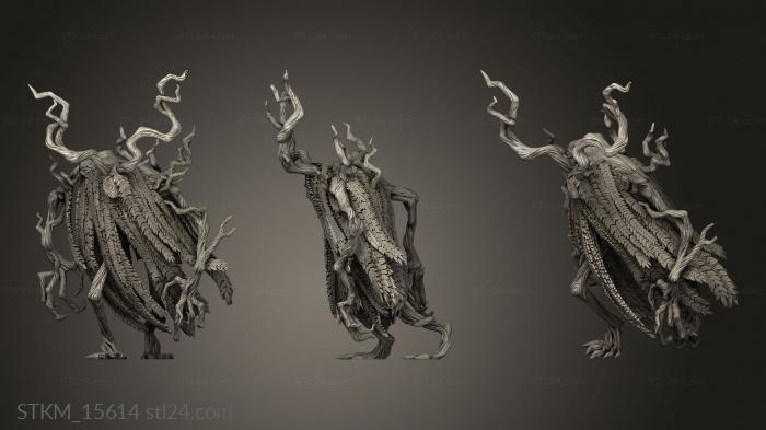 Figurines heroes, monsters and demons (Redleaf Elves Tree Horror, STKM_15614) 3D models for cnc