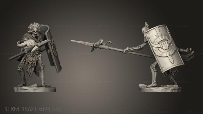 Figurines heroes, monsters and demons (The Eternal Legions One Immortals immortal, STKM_15621) 3D models for cnc