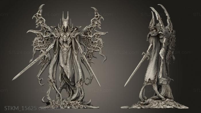 Figurines heroes, monsters and demons (Retribution, STKM_15625) 3D models for cnc