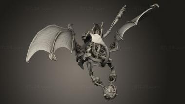 Figurines heroes, monsters and demons (Rhamphodon Riders tale, STKM_15630) 3D models for cnc