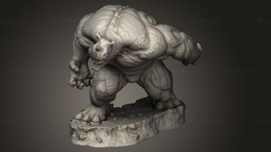 Figurines heroes, monsters and demons (Rhino all, STKM_15632) 3D models for cnc