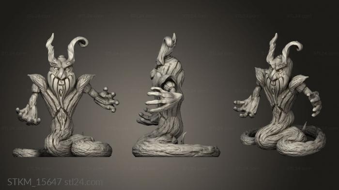 Figurines heroes, monsters and demons (Riddle Root Tree Folk Wyrmroost, STKM_15647) 3D models for cnc