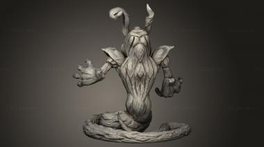 Figurines heroes, monsters and demons (Riddle Root Tree Folk Wyrmroost, STKM_15647) 3D models for cnc