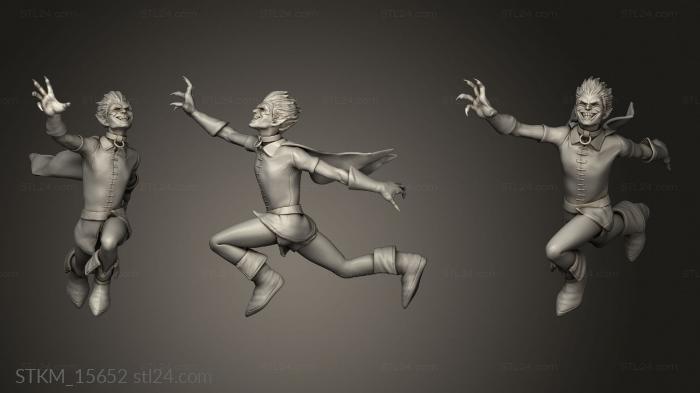 Figurines heroes, monsters and demons (rob, STKM_15652) 3D models for cnc