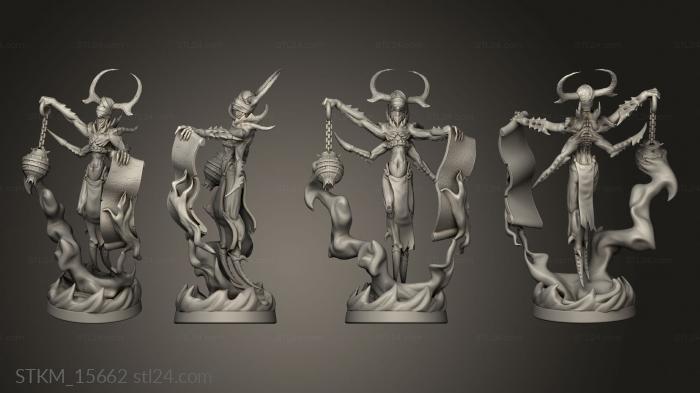 Figurines heroes, monsters and demons (The Dormant God Deceit Fiend, STKM_15662) 3D models for cnc