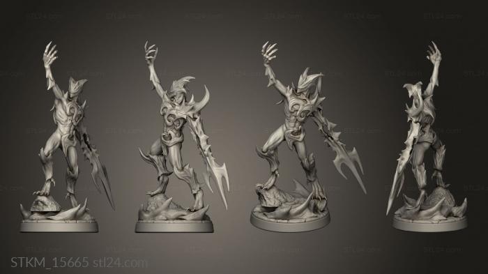 Figurines heroes, monsters and demons (The Dormant God Ego Fiend, STKM_15665) 3D models for cnc