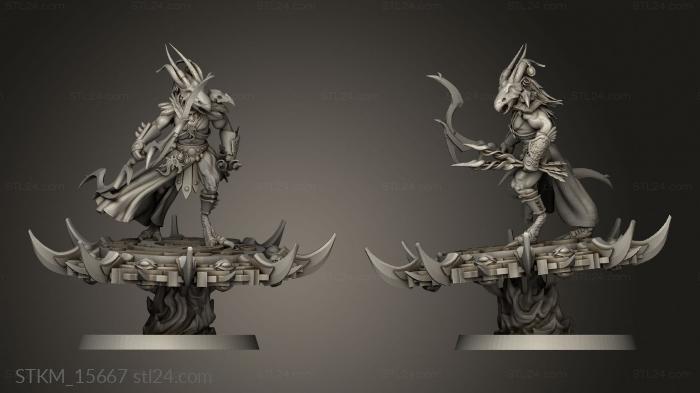 Figurines heroes, monsters and demons (Tzaangor Enlightened Leased Renfort Enlightened, STKM_15667) 3D models for cnc