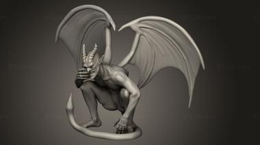 Figurines heroes, monsters and demons (Your Neighbor Knight Imp, STKM_15668) 3D models for cnc