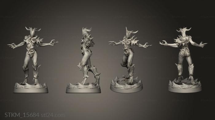 Figurines heroes, monsters and demons (The Dormant God Ego Fiend, STKM_15684) 3D models for cnc