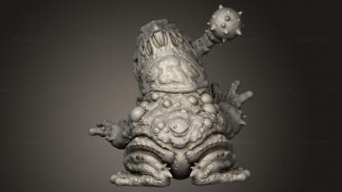 Figurines heroes, monsters and demons (Rot Toad, STKM_15687) 3D models for cnc