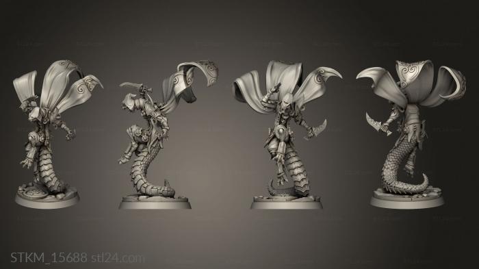 Figurines heroes, monsters and demons (ork Nurkas the Poison Blade, STKM_15688) 3D models for cnc